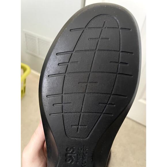 SAS Women's TriPad Black Comfort Oxford Lace Up Shoes - Size 8W Leather Upper - Picture 3 of 10